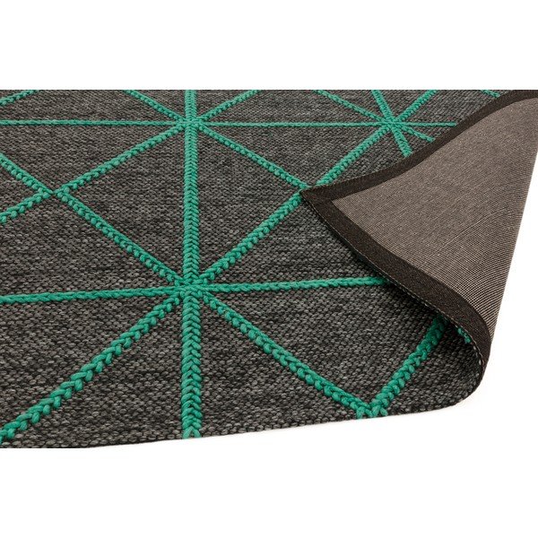 Melns un zaļš paklājs Asiatic Carpets Prism, 120 x 170 cm-image-1