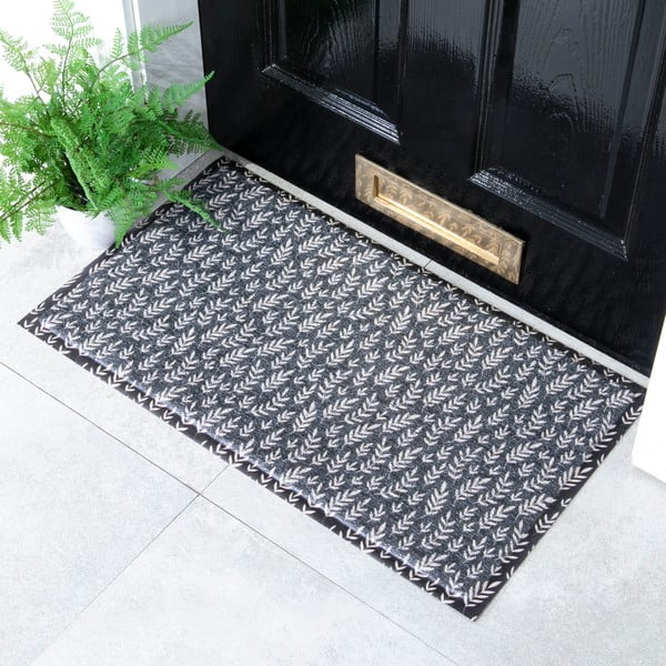 Paklājs 40x70 cm Navy Leaf – Artsy Doormats-image-1