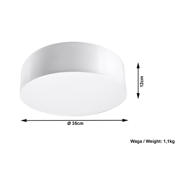 Balta griestu lampa Sollux Atis Ceiling-image-4