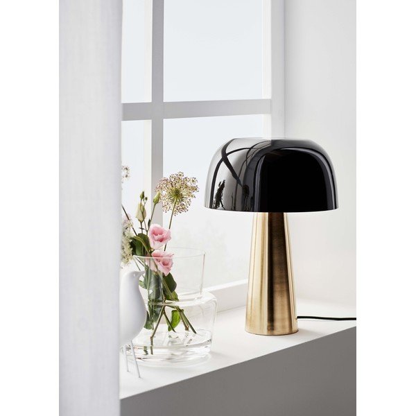 Galda lampa vara krāsā ar melnu abažūru Markslöjd Blanca-image-1