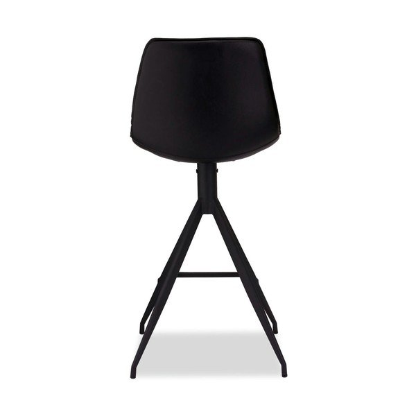 Melni grozāmi bāra krēsli (2 gab.) 98 cm Isabel – Furnhouse-image-2