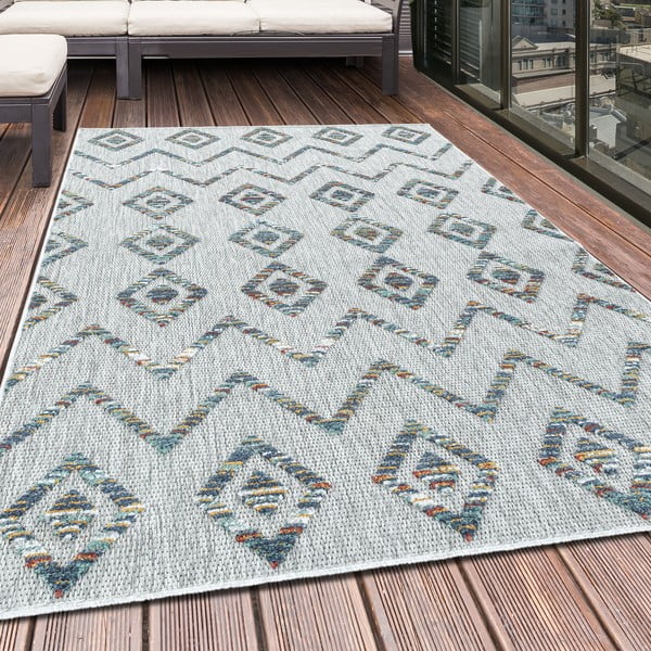 Gaiši pelēks āra celiņa paklājs 80x250 cm Bahama – Ayyildiz Carpets-image-1