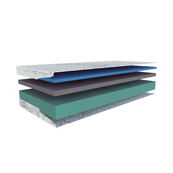 Divpusējs matracis Materasso Aquasleep 3/4, 180 x 200 cm-image-1