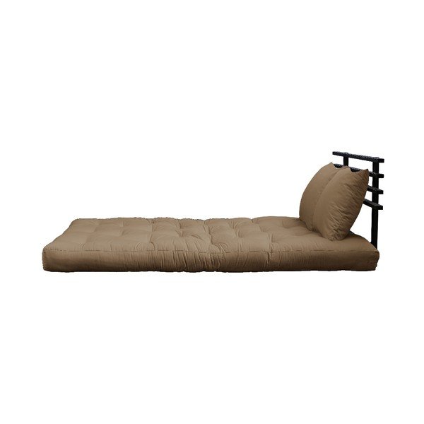 Izlaižams matrača dīvāns Karup Design Shin Sano Black Mocca-image-1