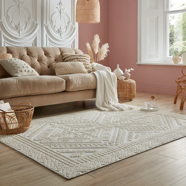Bēšs mazgājams paklājs 160x218 cm Verve Jaipur – Flair Rugs-image-1