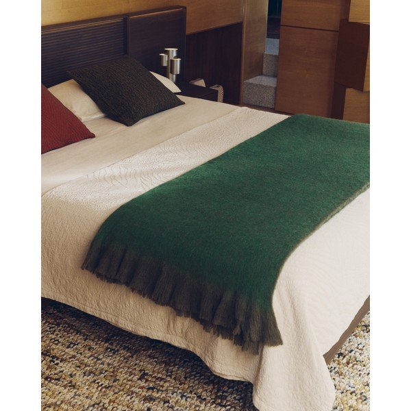 Ziloņkaula krāsas žakarda gultas pārklājs 180x260 cm Zenti – Kave Home-image-4