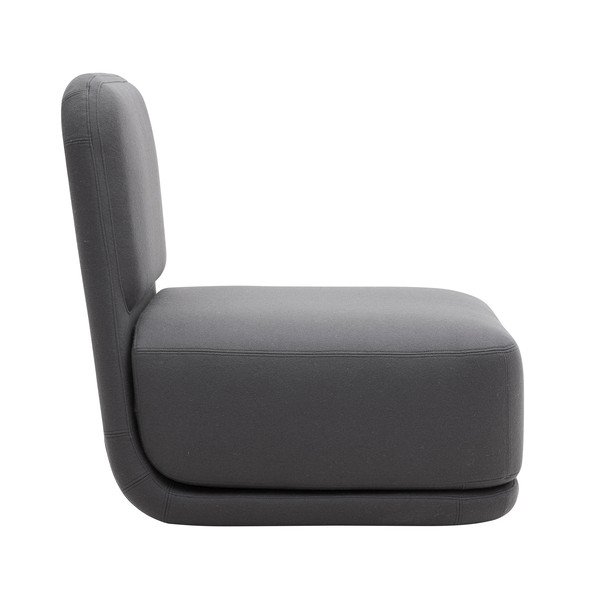 Tumši pelēks atpūtas krēsls ar vidēji augstu atzveltni Softline Standby Medium-image-3