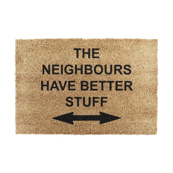 Kokosšķiedras kājslauķis 40x60 cm Neighbours Have Better Stuff – Artsy Doormats