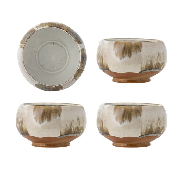 Akmensmasas bļodiņas (4 gab.) 400 ml Jade – Bloomingville