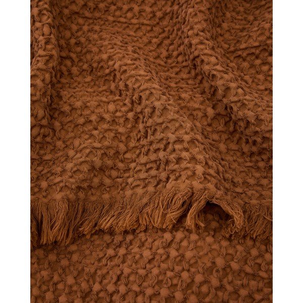 Brūns pleds 130x170 cm Nulina – Kave Home-image-4