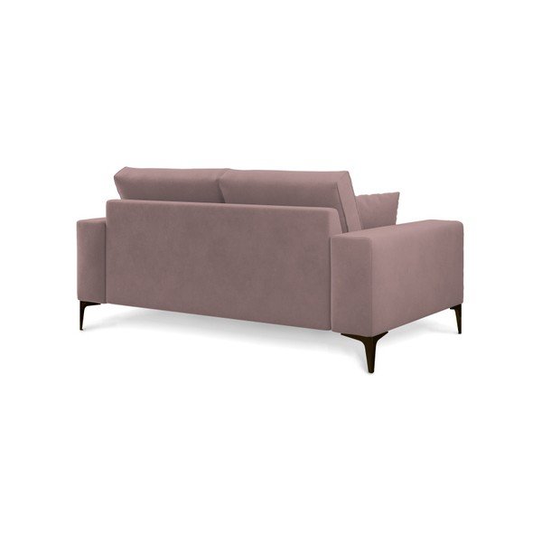 Cosmopolitan Design Lugano pulverveida rozā divvietīgais dīvāns-image-3