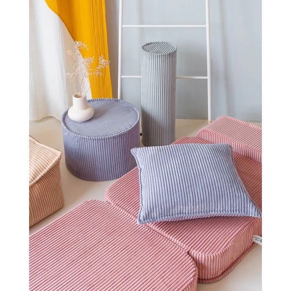 Zils velveta bērnu dīvāna spilvens Block – Wigiwama-image-1