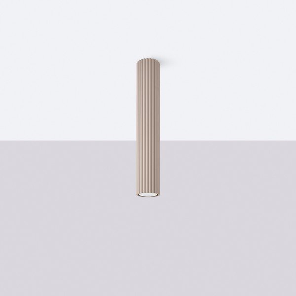 Pelēkbrūna metāla prožektora tipa lampa Gleam – Sollux-image-2