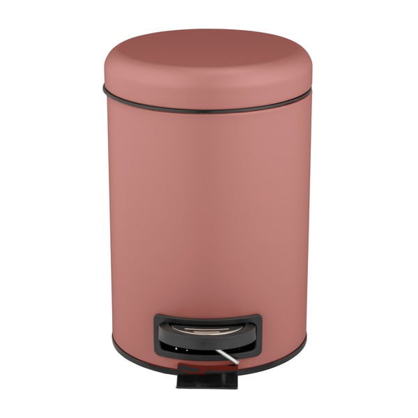 Tērauda atkritumu tvertne ar pedāli 3 l Leman – Wenko-image-1