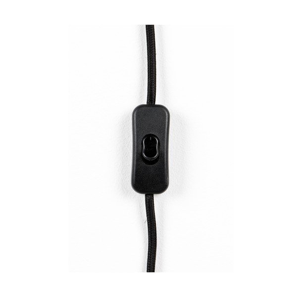 Melna galda lampa White Label Lena-image-1