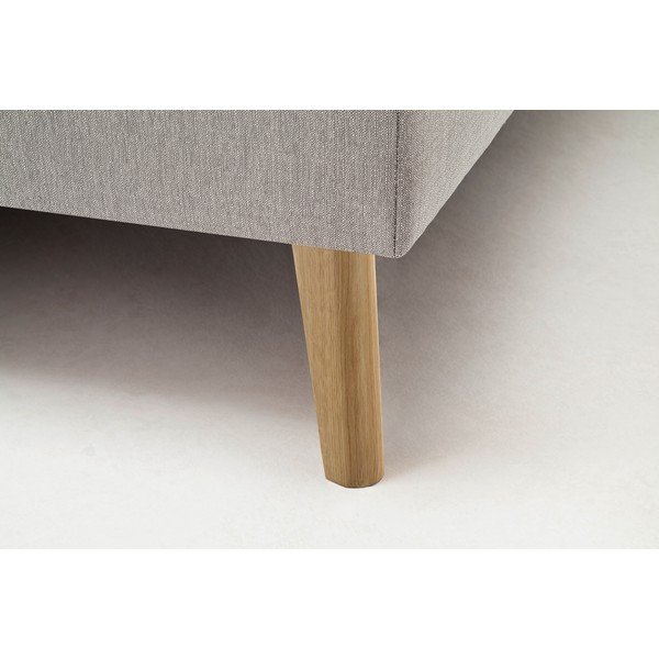 Gaiši pelēka atsperu gulta 160x200 cm Greta – Meise Möbel-image-1