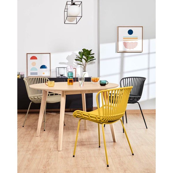 Melns dārza krēsls ar tērauda konstrukciju Kave Home Surpik-image-4