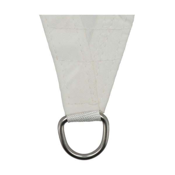 Balts trīsstūrveida saules aizsardzības tents Livin 'Outdoor Como, 3,6 m-image-4