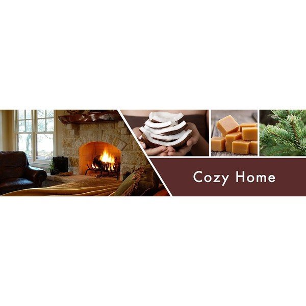 Aromātiskā svece stikla burciņā Cozy Home Goose Creek, 75 stundas degšanas laiks-image-1