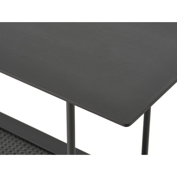 Melns konsoles galds 37x100 cm Pensacola – Unique Furniture-image-3
