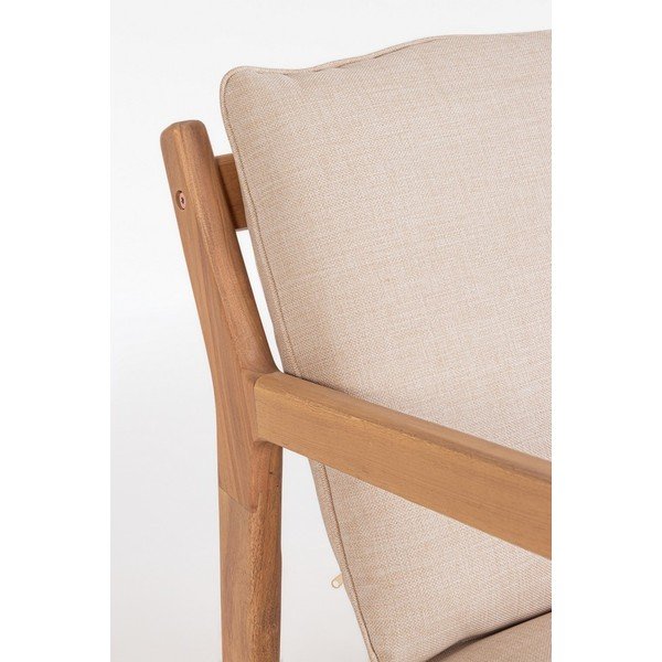 Dabīga toņa akācijas masīvkoka dārza atpūtas komplekts 4 personām Danubio – Bizzotto-image-1