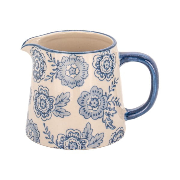 Zila/bēša māla piena krūze 200 ml Blue Willow – Sass & Belle