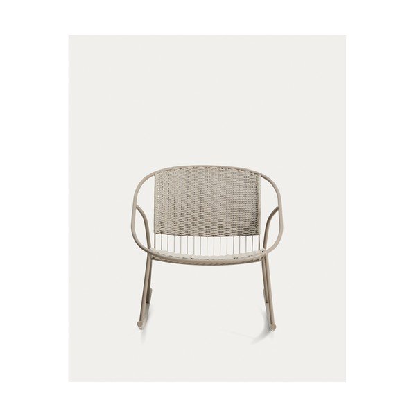 Pelēkbrūns dārza atpūtas krēsls Atrani – Kave Home-image-3