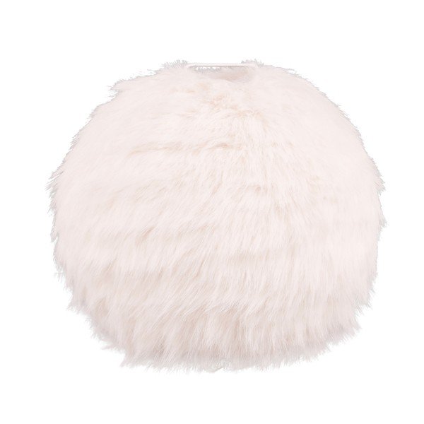Krēmkrāsas galda lampa (augstums 24 cm) Furry – Reality