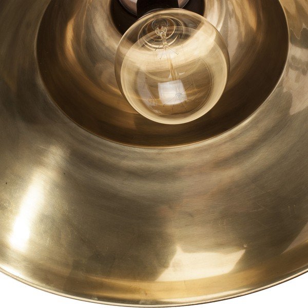 Tumši zila/zelta krāsas piekaramā lampa no metāla ø 40 cm Sublime – HF Living-image-2