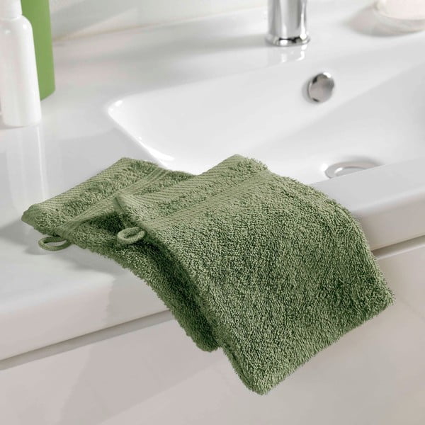 Kokvilnas mazgāšanās lupatiņa Tendresse – douceur d'intérieur-image-1