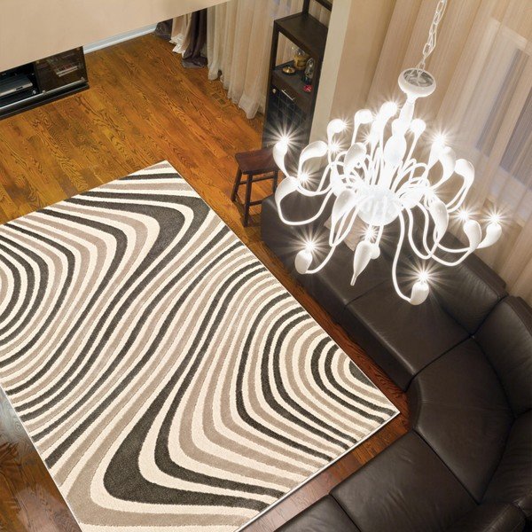 Paklājs Webtappeti Reflex Brown Stripes, 290 x 200 cm-image-1