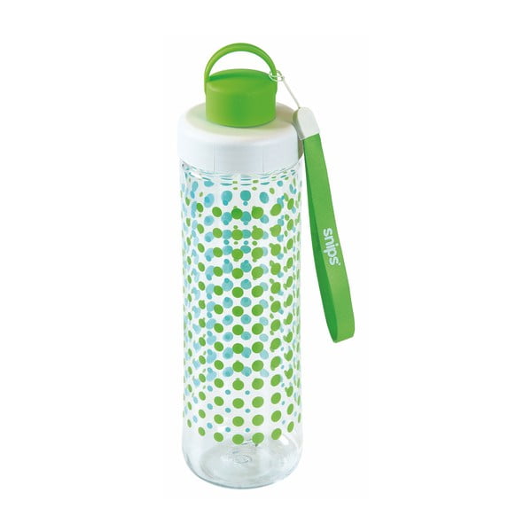 Zaļa ūdens pudele Snips Decorated, 750 ml