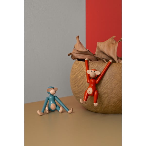 Masīvkoka statuete (augstums 9,5 cm) Monkey Mini – Kay Bojesen Denmark-image-2