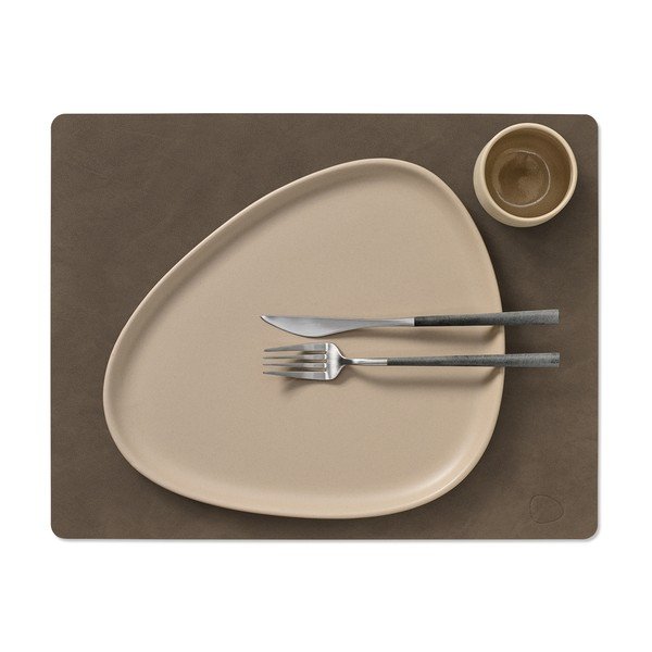 Galda paliktnis no ekoloģiskās ādas 35x45 cm Square L Nupo – LIND DNA-image-2