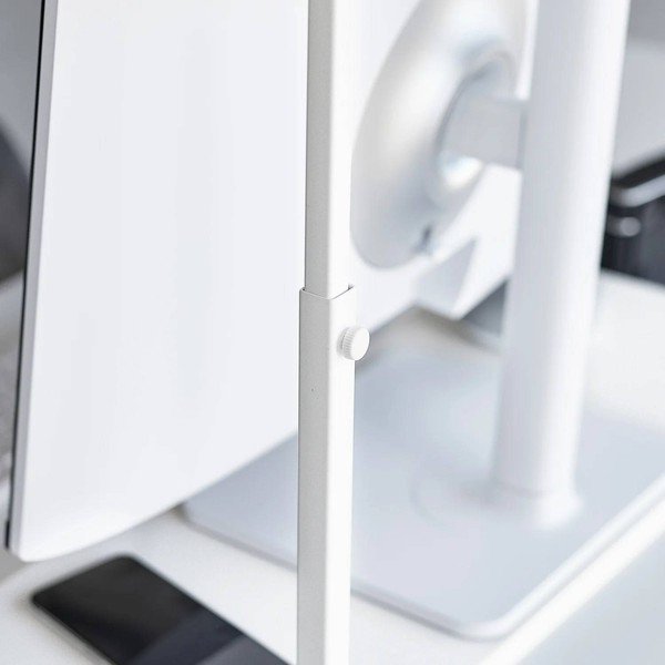 Balts metāla monitora statīvs Tower – YAMAZAKI-image-3