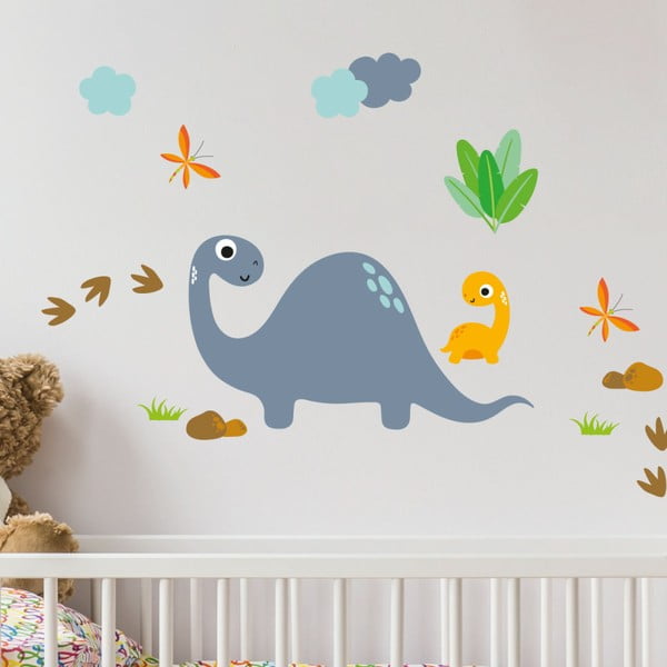 Sienas uzlīmes Ambiance Cute Dinosaur Stickers-image-1
