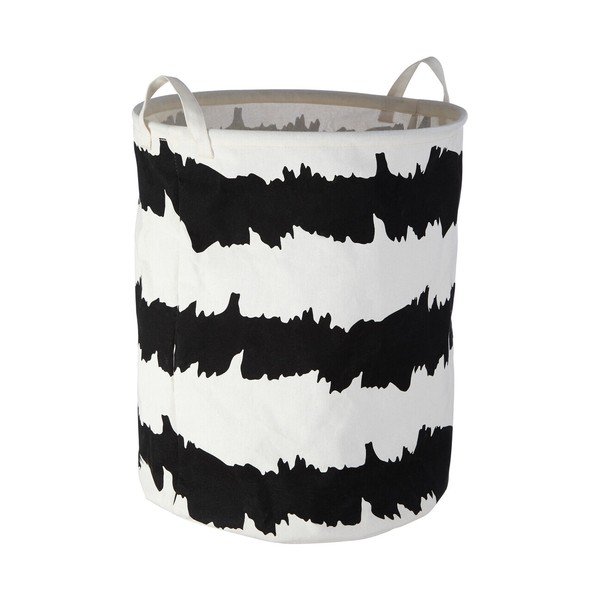 Melnbalts tekstila veļas grozs Harga – Premier Housewares-image-1