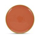 Zaļš/oranžs akmensmasas šķīvis ø 26 cm Duo – ONA