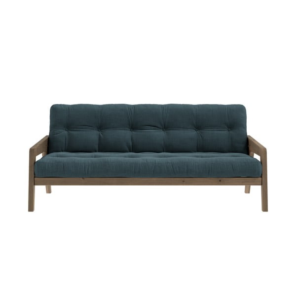 Zils velveta dīvāns 204 cm Grab – Karup Design