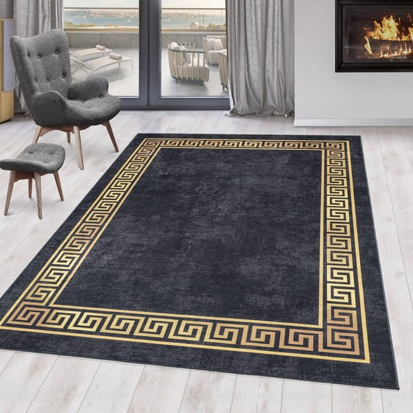 Antracīta pelēks mazgājams paklājs 120x170 cm Fiesta – Ayyildiz Carpets-image-1