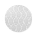Pelēks/ziloņkaula krāsas apaļš iekštelpu un āra paklājs ø 160 cm Duet Liora – NORTHRUGS