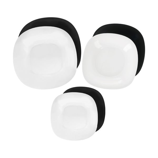 Stikla pusdienu komplekts (18 gab.) LUNA – Orion