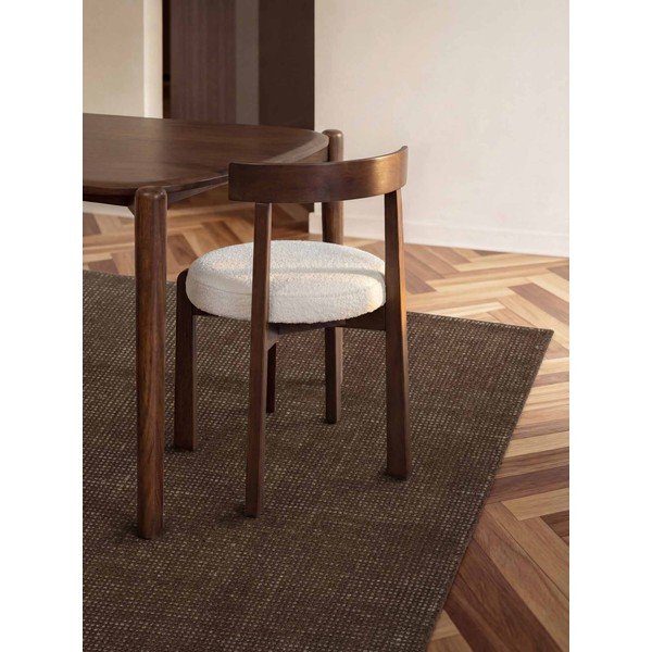 Brūns ar rokām darināts vilnas paklājs 120x170 cm Greenwich – Ted Baker-image-2