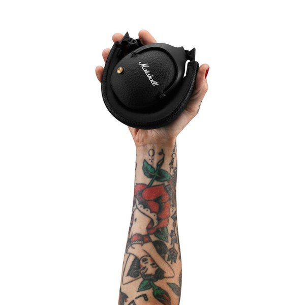 Melnas Bluetooth austiņas Marshall Monitor II-image-3