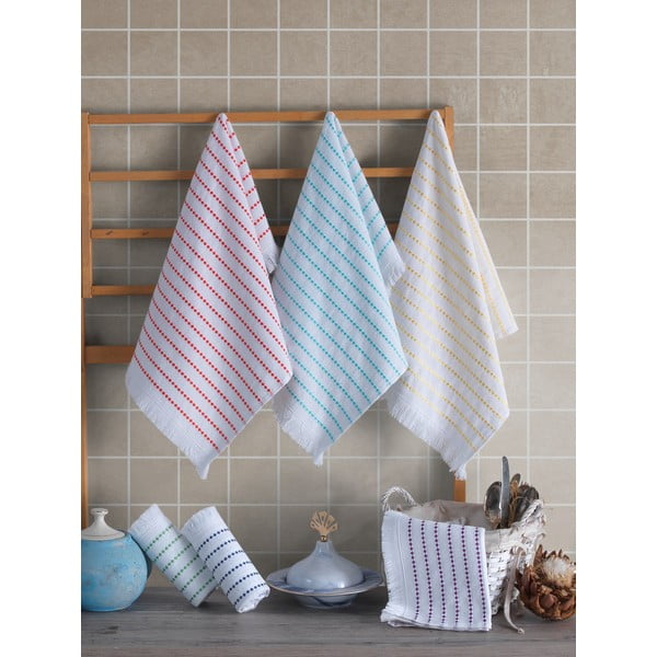 Kokvilnas trauku dvieļi (6 gab.) 40x60 cm Fabia – Foutastic-image-1