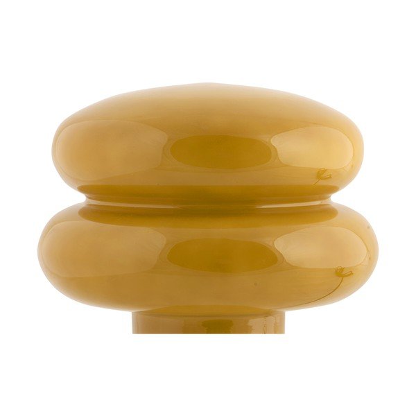 Okera dzeltena stikla galda lampa (augstums 24 cm) Incesante – Leitmotiv-image-4