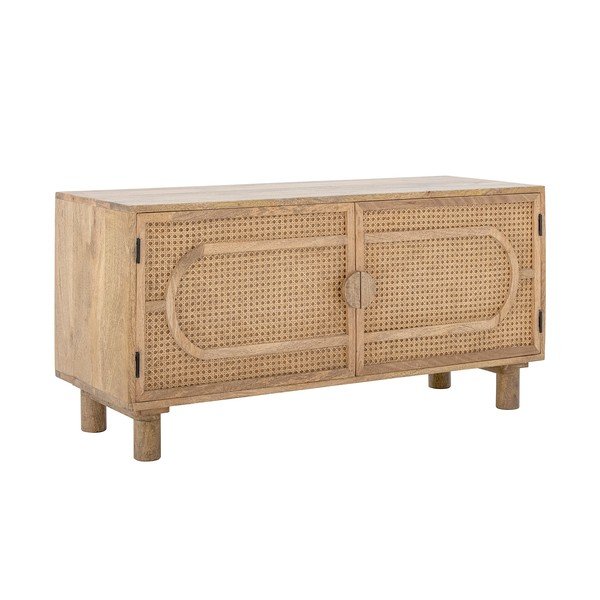 Dabīga toņa mango masīvkoka zema kumode 90x54 cm Pablo – Bloomingville-image-2
