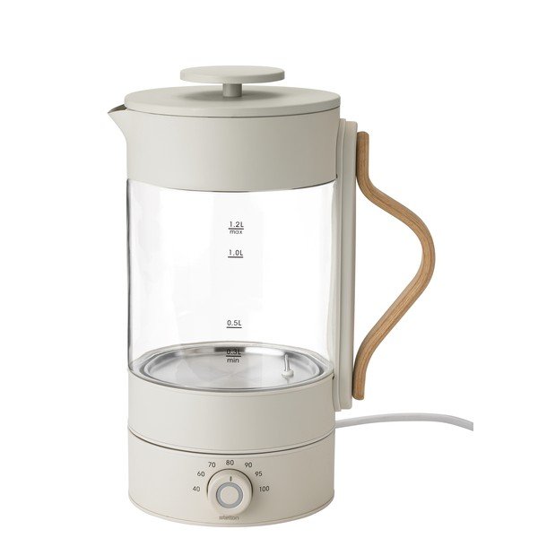 Bēša stikla elektriskā tējkanna 1,2 l Emma – Stelton