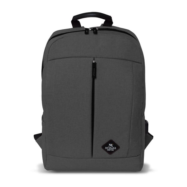 Pelēka mugursoma ar USB portu My Valice GALAXY Smart Bag-image-3