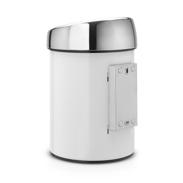 Balta ar pieskārienu atverama tērauda atkritumu tvertne 3 l Touch Bin – Brabantia-image-3